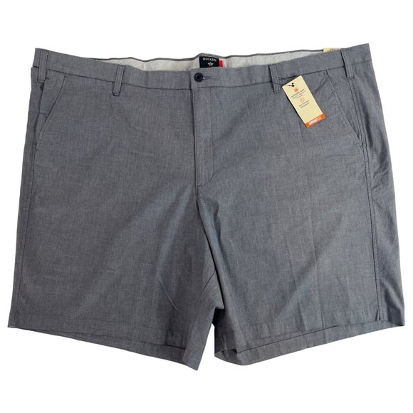 Dockers Men's Ultimate Short Big & Tall Supreme Flex 60 Grey Gray 8.5" Inseam - Picture 1 of 10